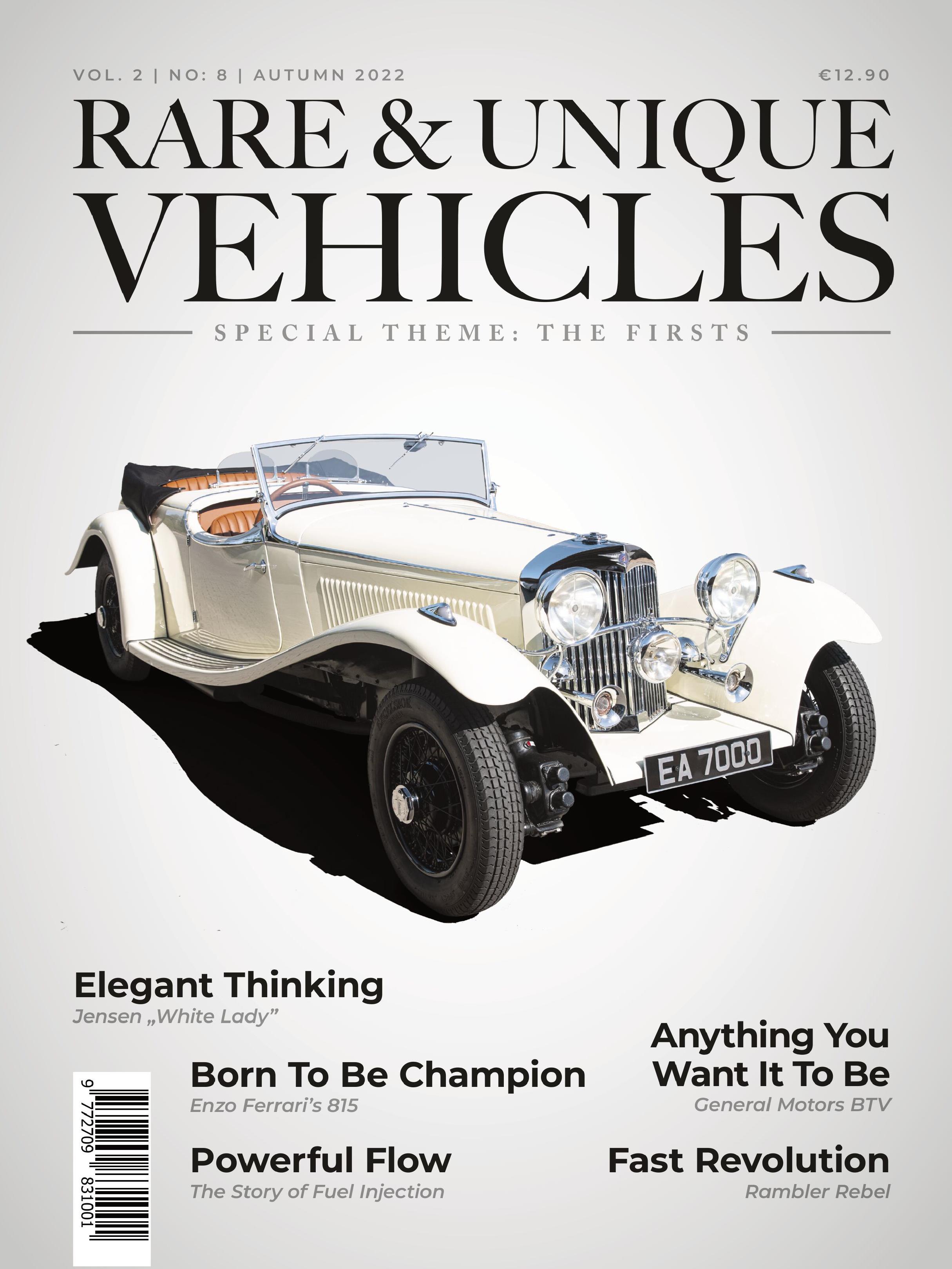 Журнал Rare & unique vehicles. №8 2022